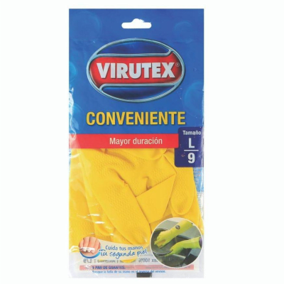 Virutex guantes CONVENIENTE ( mayor duracion )  talla L 1