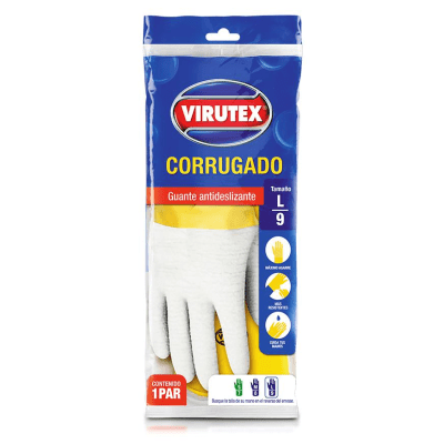 Virutex guantes corrugado talla L1