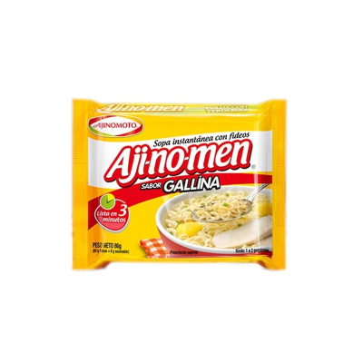 Ajinomen gallina sopa instantánea 1