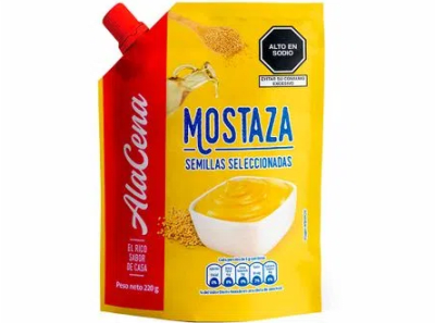 Alacena mostaza X 220 GR