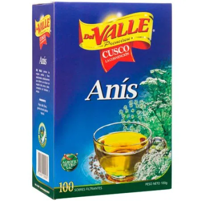 Del valle anís X 100 unidades