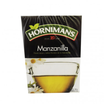 Hornimans manzanilla 100 Unidades1