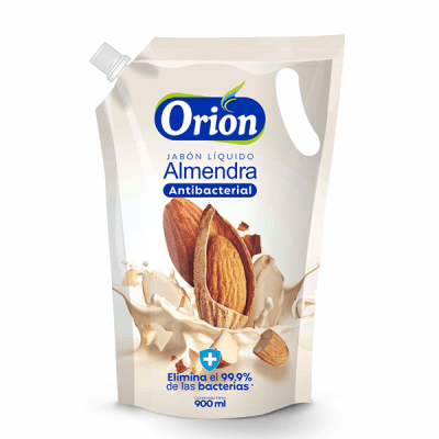 Orion jabón liquido Almendra Antibacterial 900 ml1