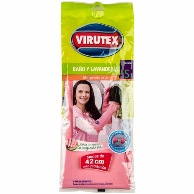 Virutex guantes baño y lavanderia talla S1