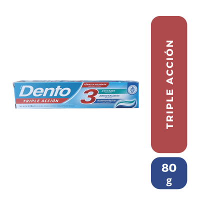Dento 3 triple acción 80gr