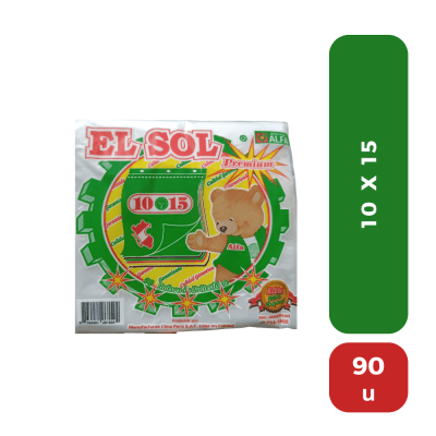 El Sol Alfa Bolsas 10 x 15