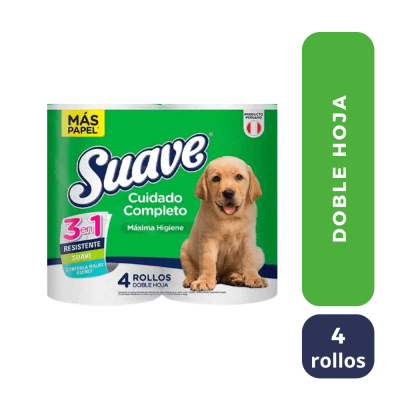 Suave verde ph doble hoja 04 rollos