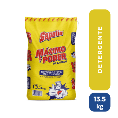 Saco Sapolio Detergente sapolio 13.5 kg