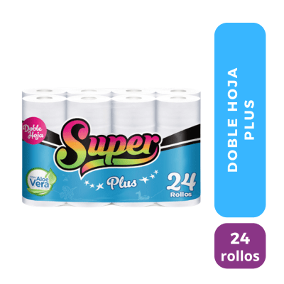 super celeste papel higiénico x 24 rollos