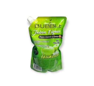 Bubble jabon liquido manzana 1000 ml