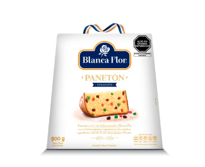 Blanca flor paneton en caja 900 gr