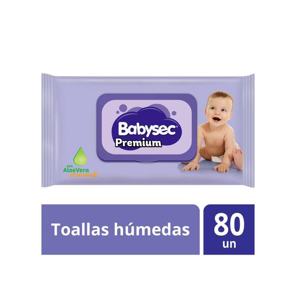 Babysec toallas humedas x 80 unid