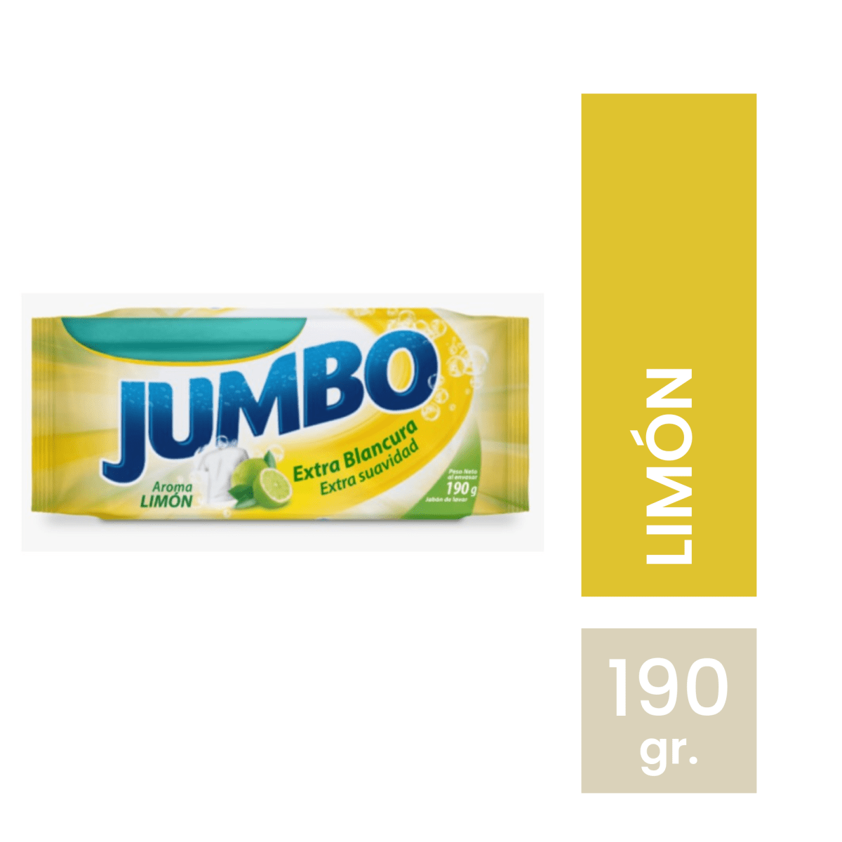 Jumbo jabón aroma limón 190 gr