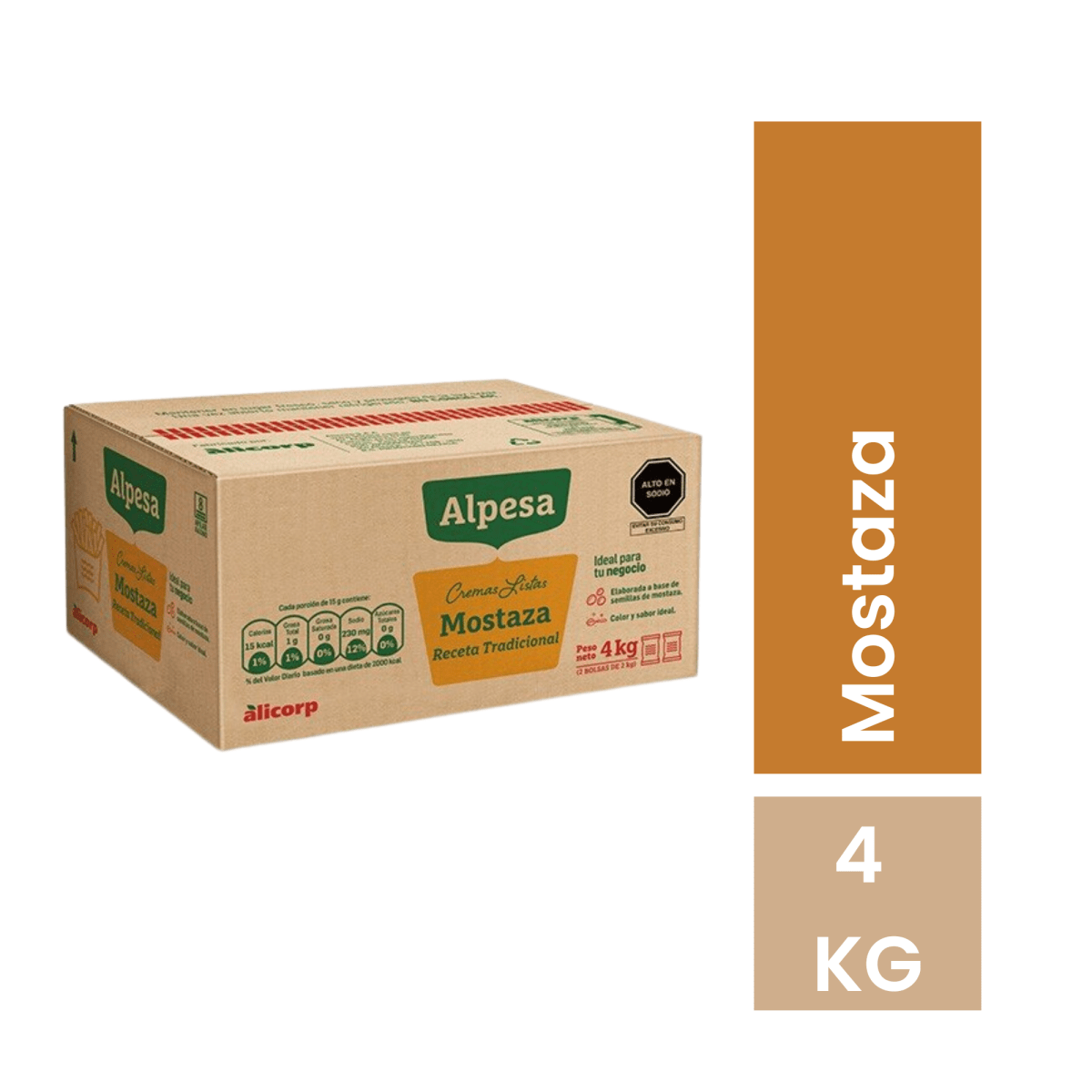 Cj alpesa MOSTAZA 4 kG