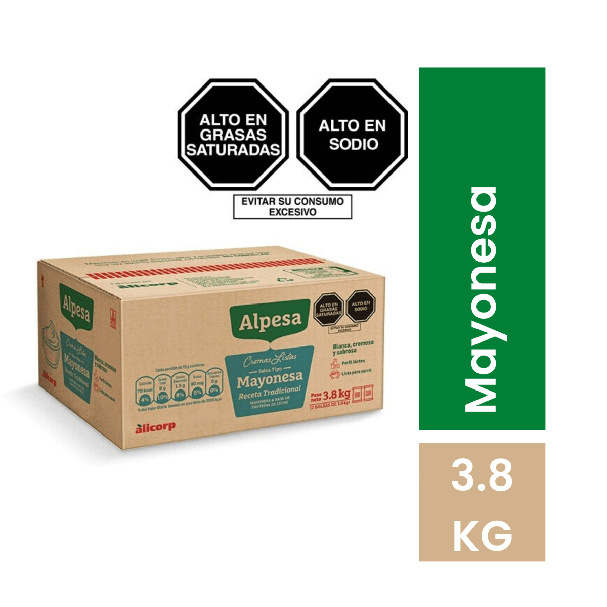 Cj alpesa MAYONESA 3.8 kg