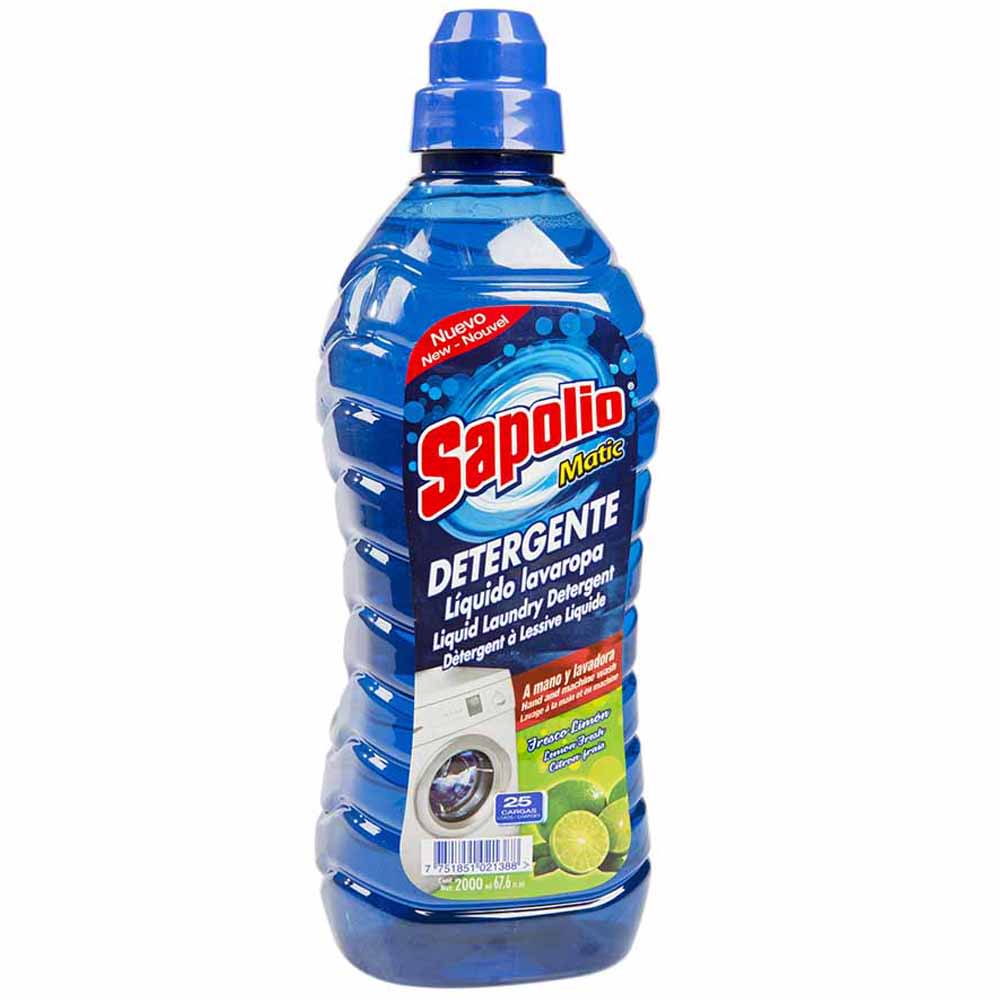 Sapolio detergente liquido limon 2 LT