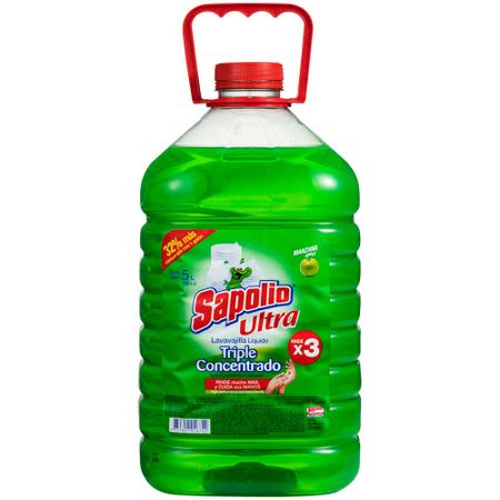 SAPOLIO lavavajilla liquido MANZANA 5 LT