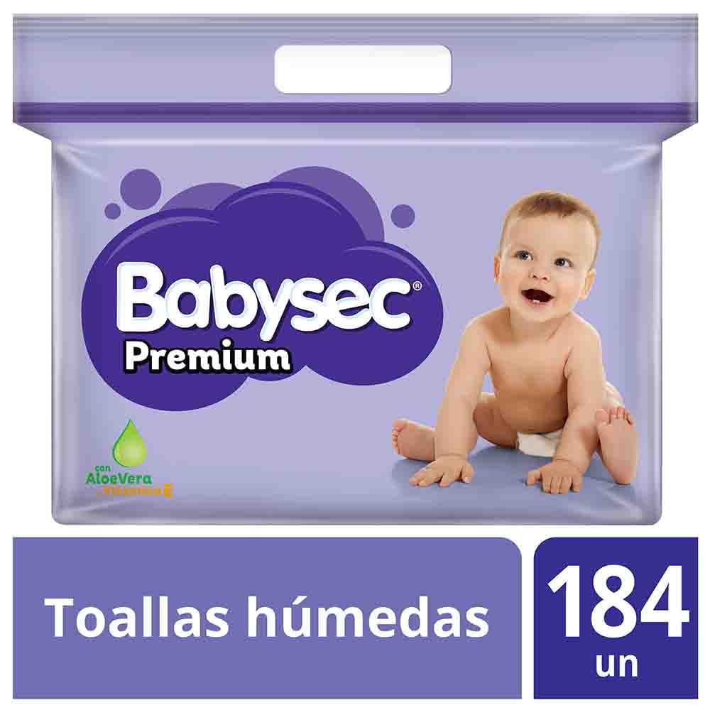 Babysec toallas humedas 184 UND