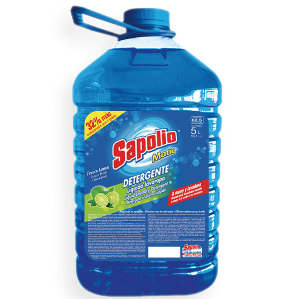 Sapolio Deterg. Liq. Limon 5 L