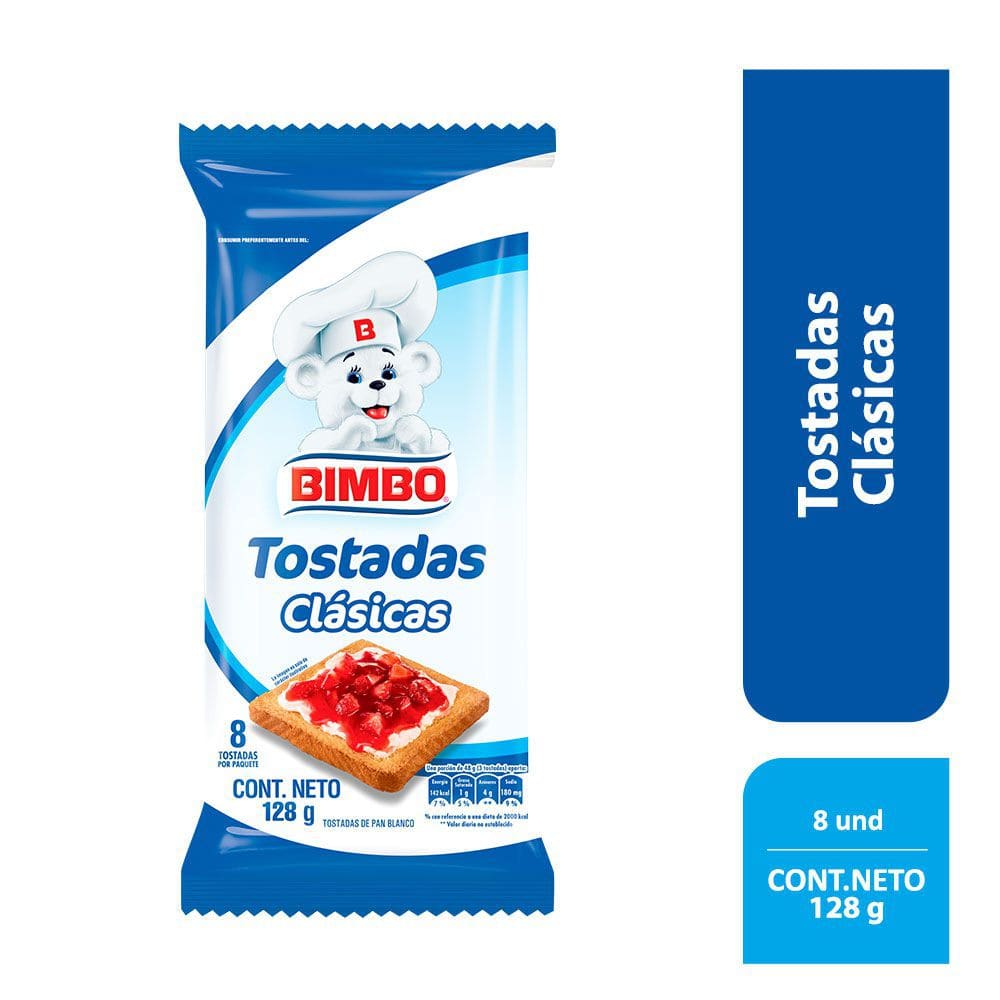 Bimbo tostada clasicas 128 gr
