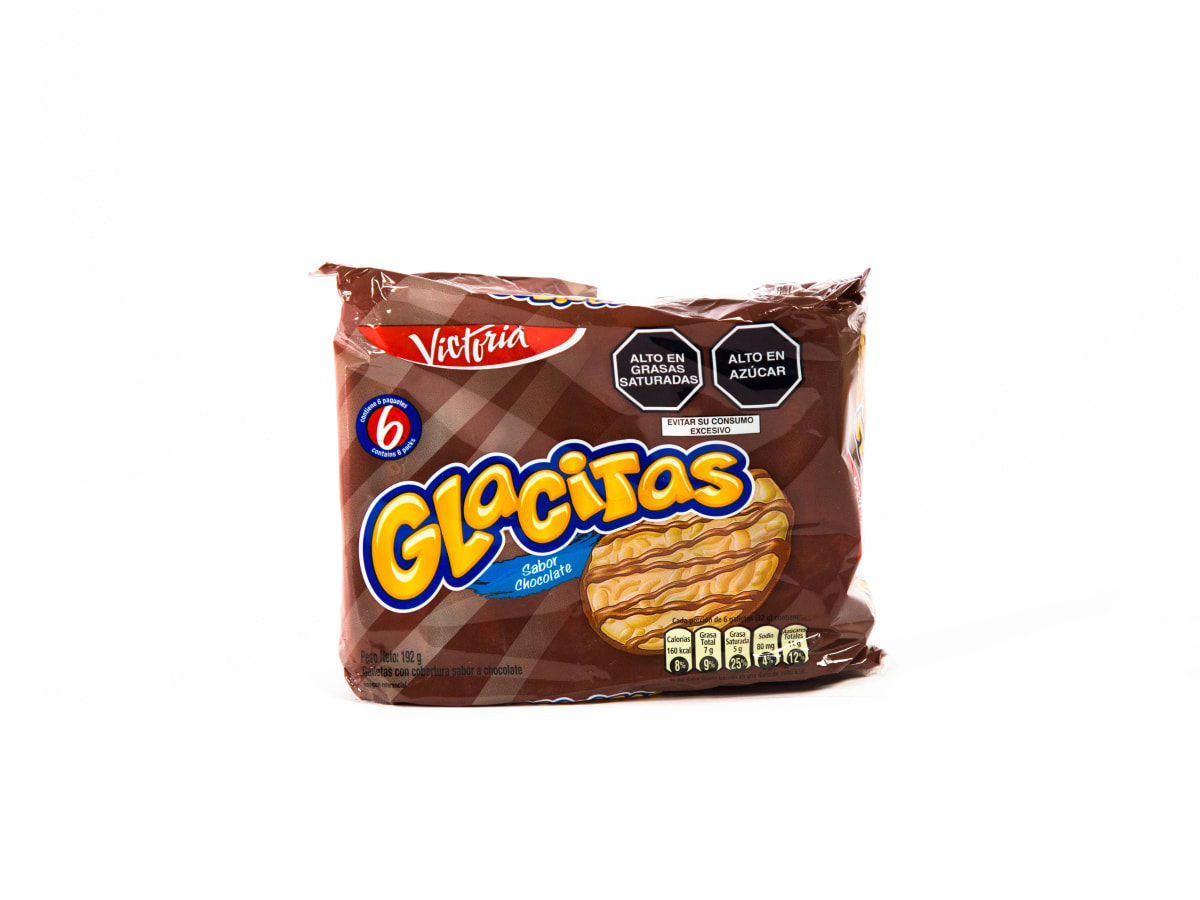 Glacitas sabor chocolate pack x 6