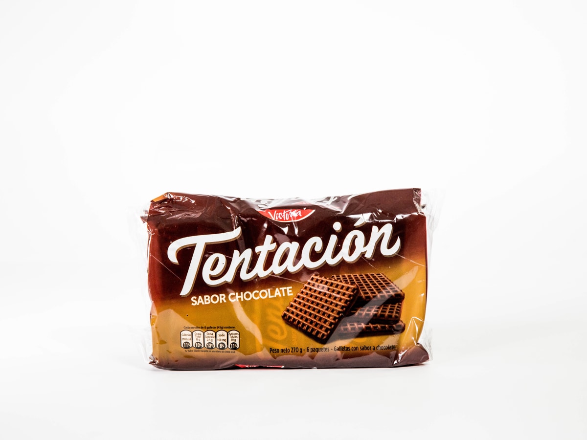 Tentacion sabor chocolate pack x 6
