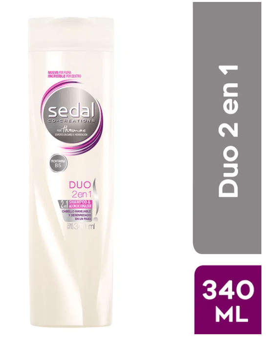 Sedal duo shampoo FRASCO 340 ml