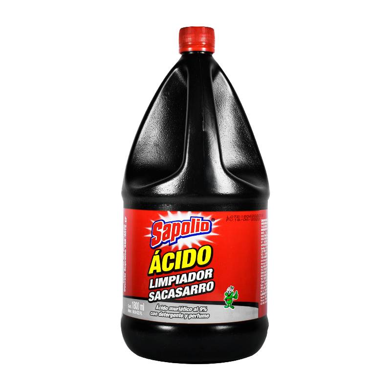 Sapolio acido limpiador sacasarro 1800 ml