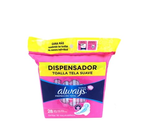Always dispensador 28 unid