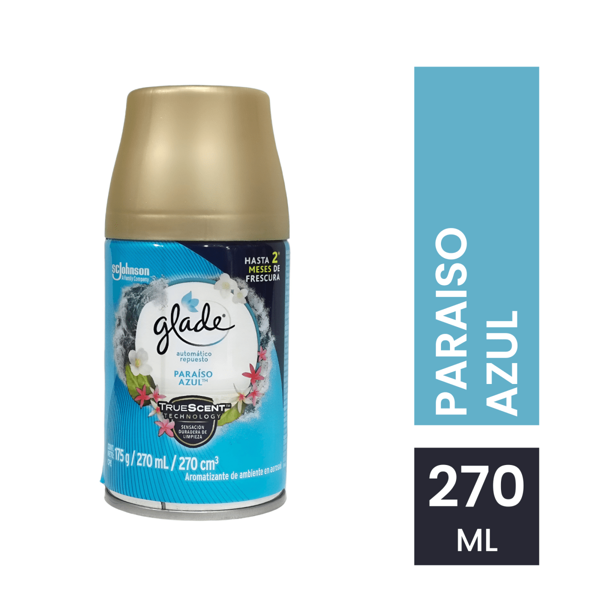 Glade automático paraíso azul 270 ml