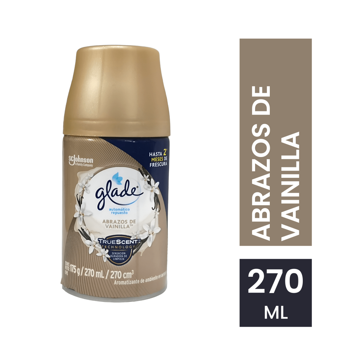 Glade automático abrazos de vainilla 270 ml