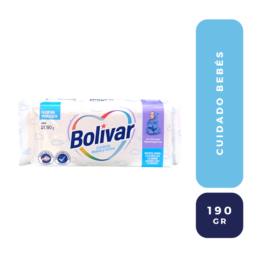 Bolivar jabón cuidado bebés 190 GR