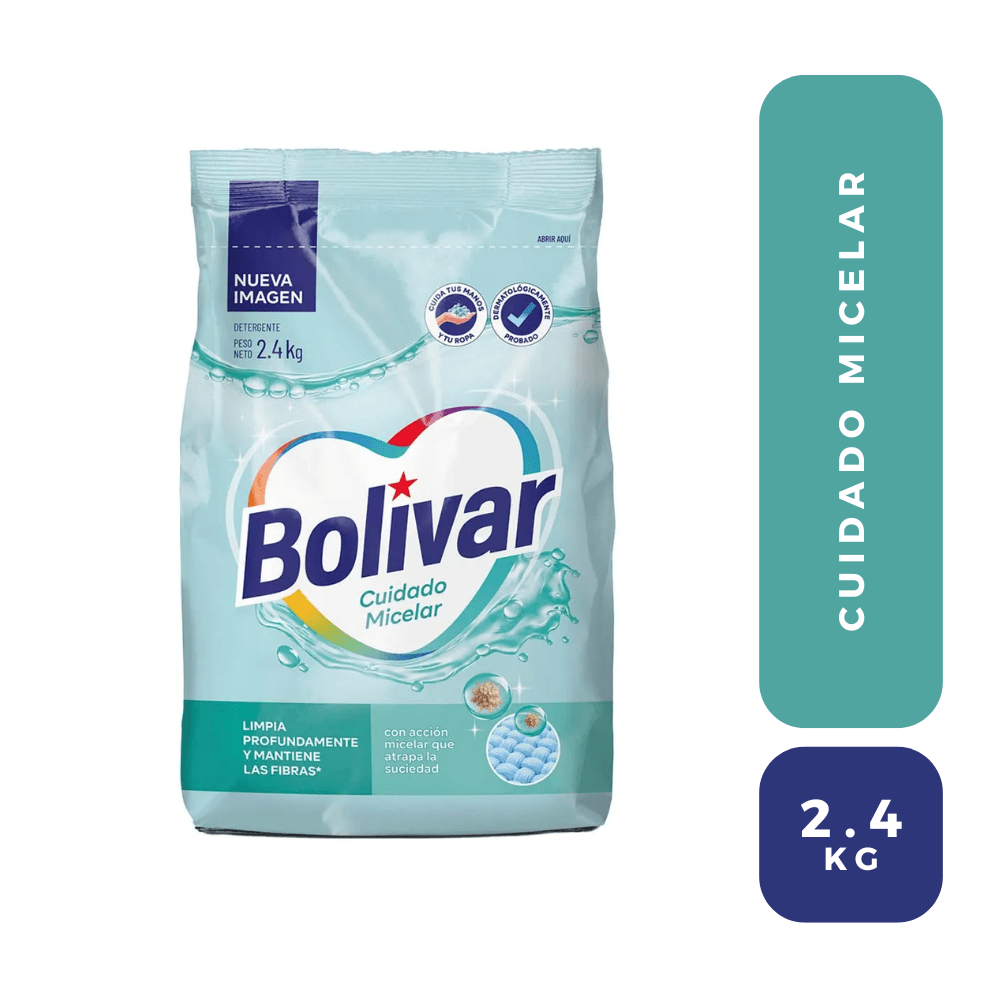 Bolivar detergente cuidado micelar 2.4 kg