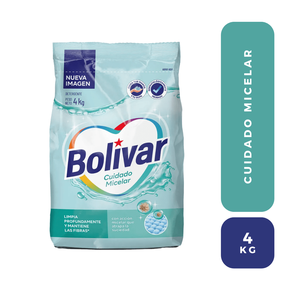 Bolivar detergente cuidado micelar 4kg