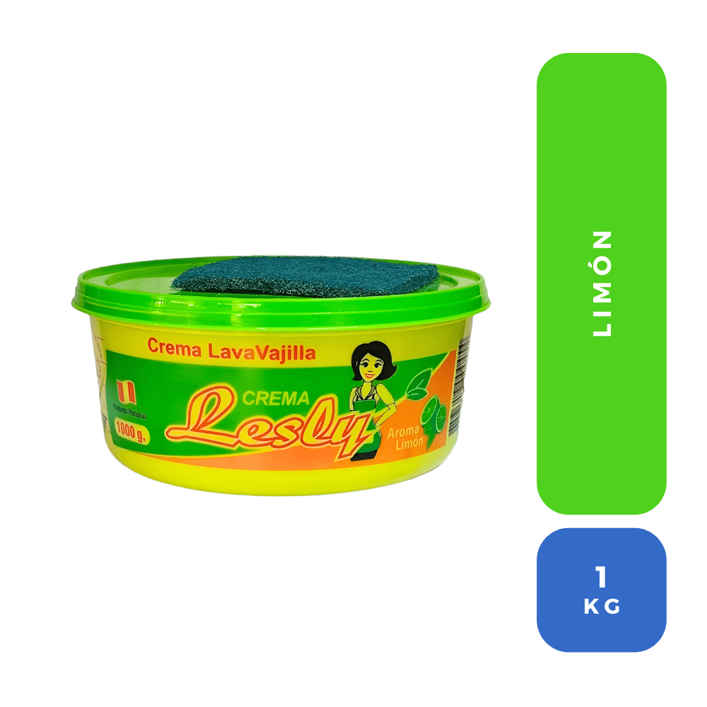 Lesly crema pote duro limón 1000 gr