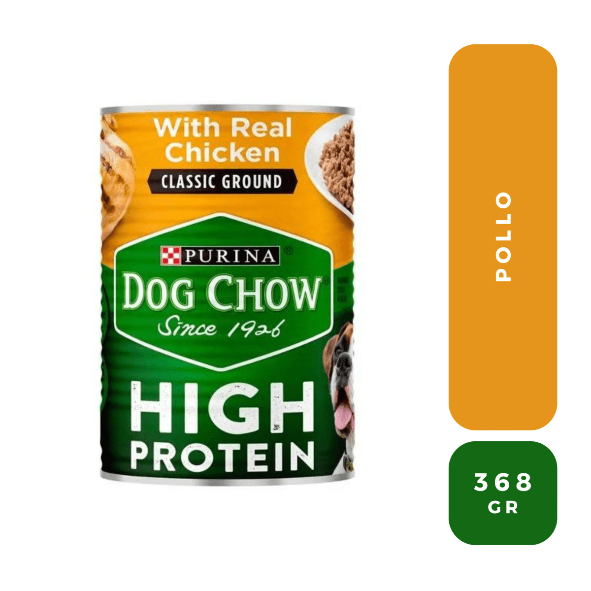 Dog chow LATA pollo 368 gr