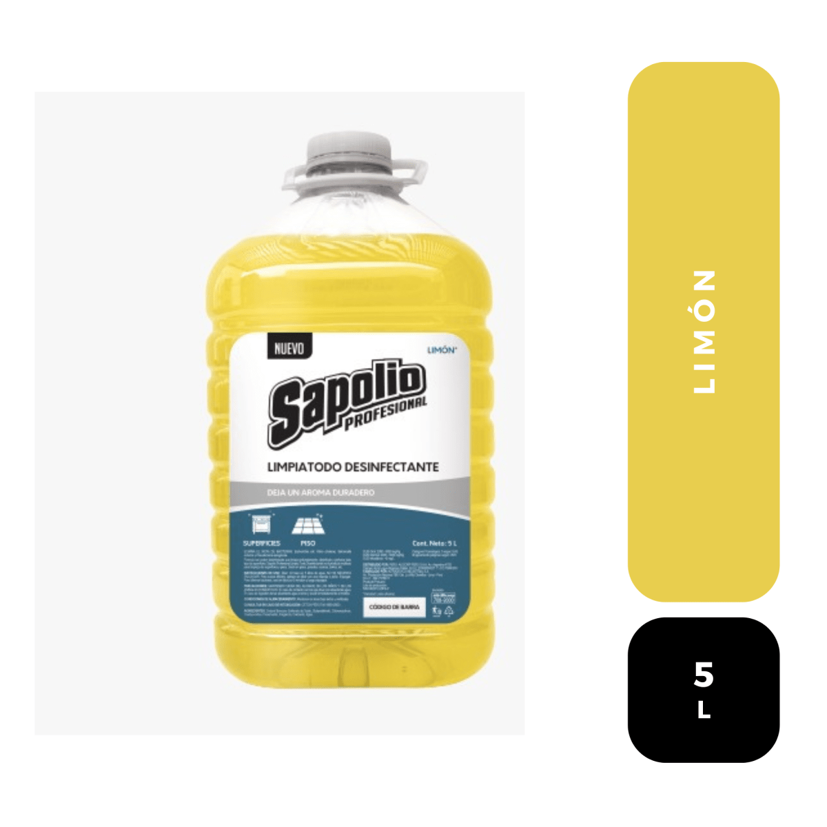 Sapolio limpiatodo limon 5 lt 
