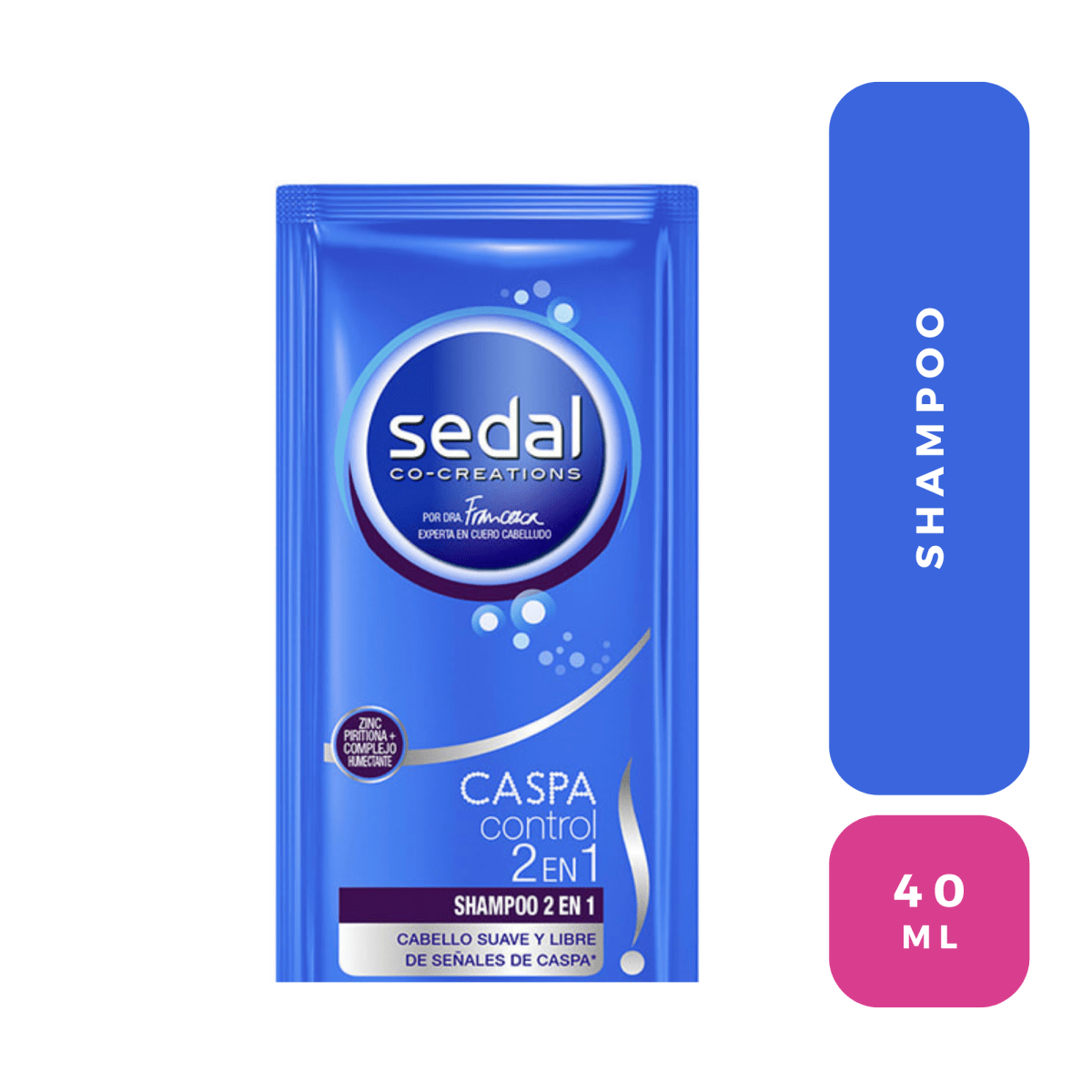 Sedal caspa control 2 EN 1 sacheton 40 ML
