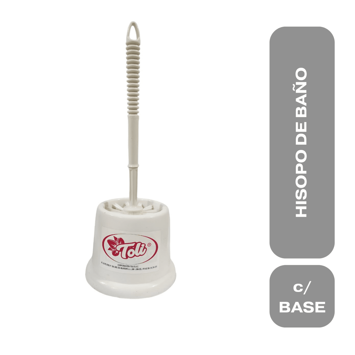 Hisopo de baño con base