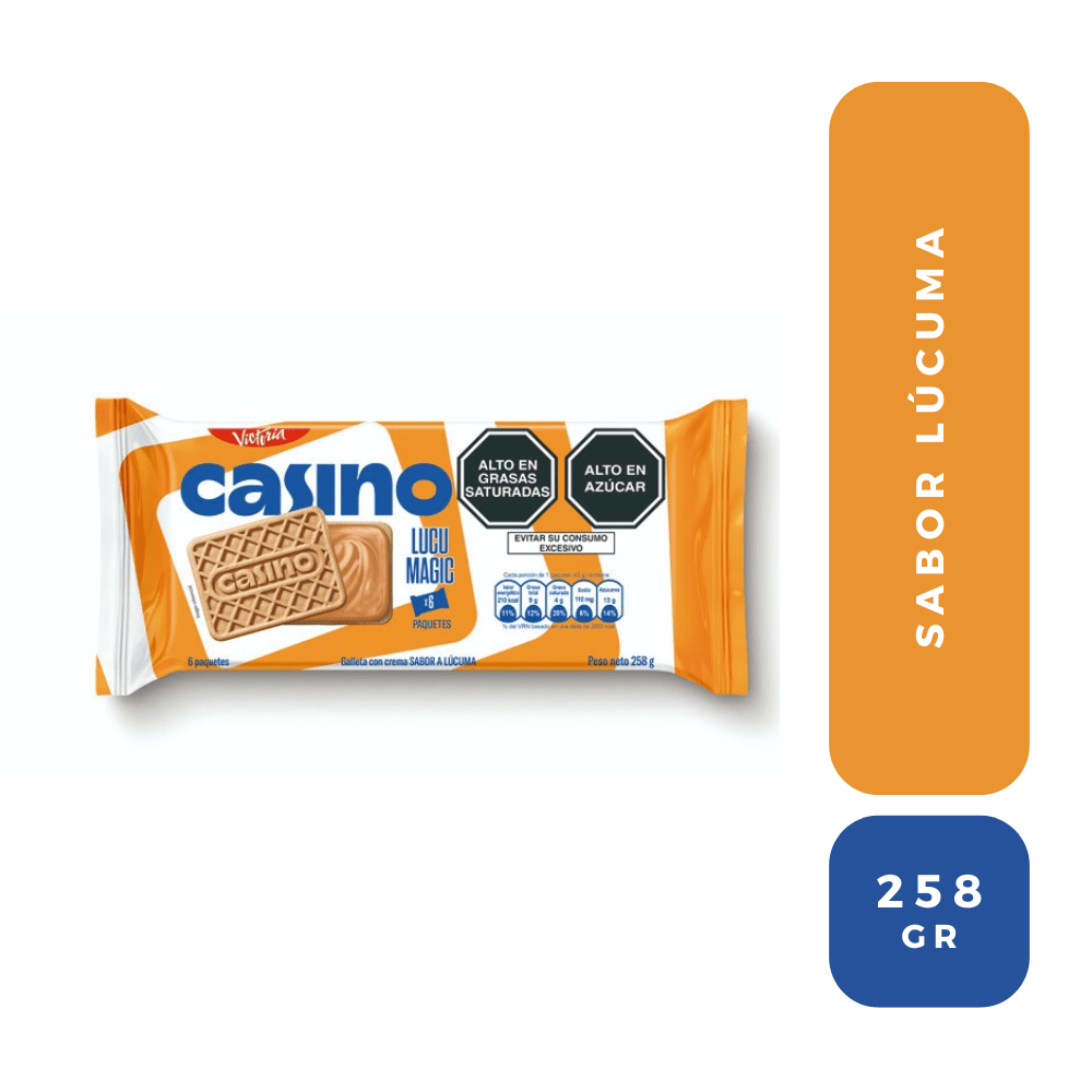 Casino sabor lúcuma pack x 6 x 43gr