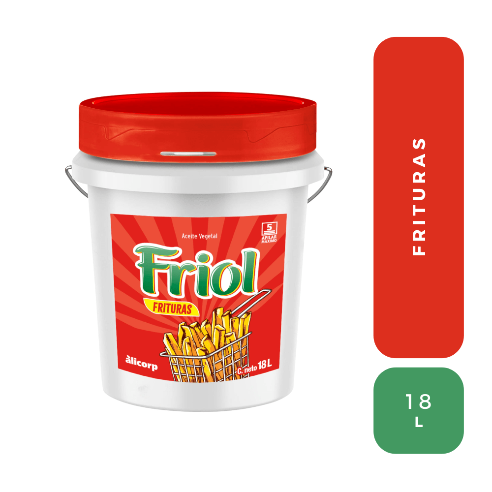 Aceite friol balde 18 L frituras
