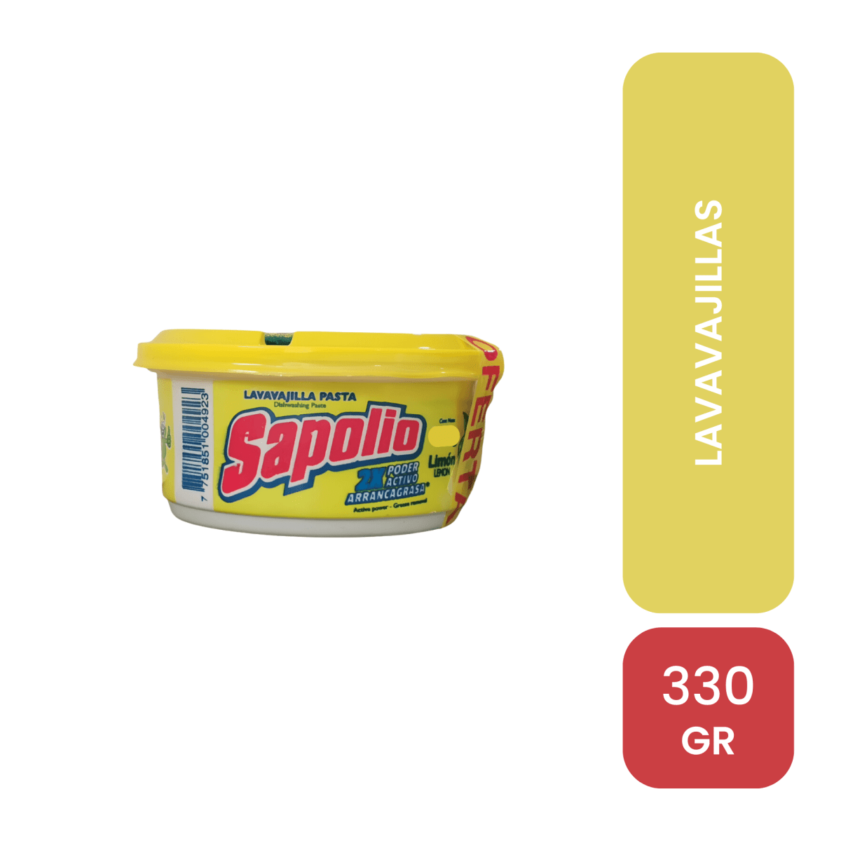 Sapolio lavavajillas limón pasta 330 gr