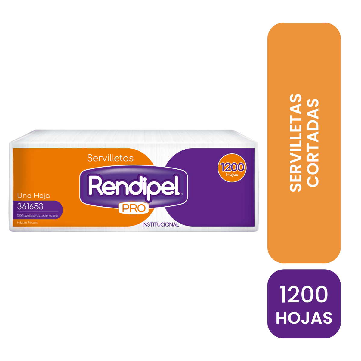 Rendipel Servilleta cortada 1200 hojas