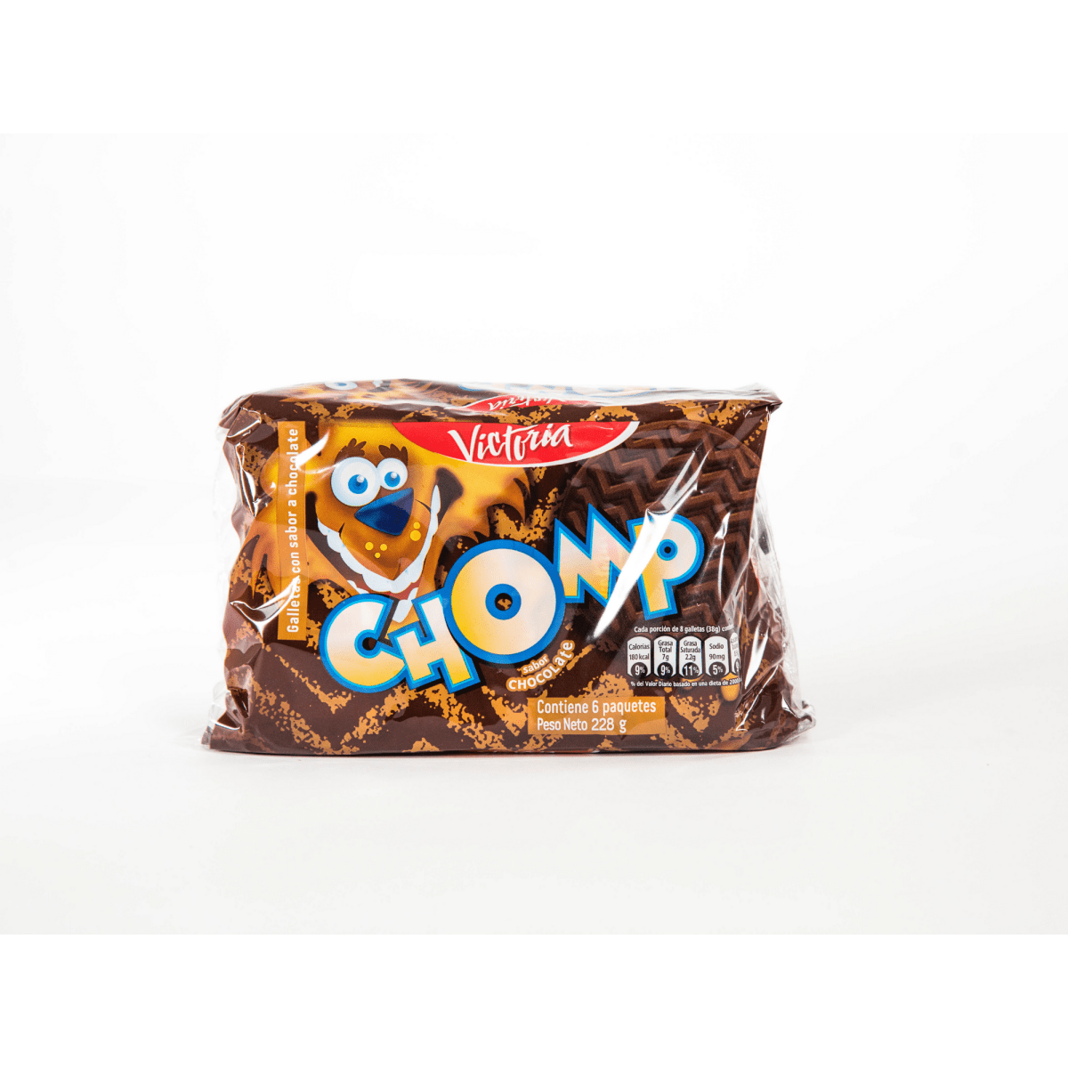 Chomp sabor chocolate pack x 6 unid.