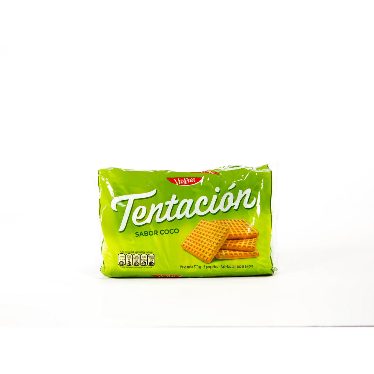 Tentación sabor coco pack x 6 unid.