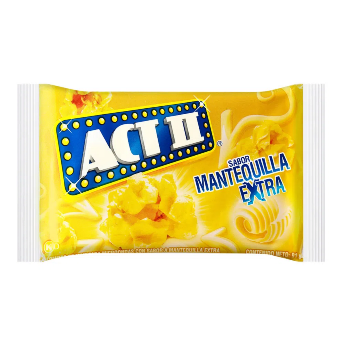 Act II sabor mantequilla extra 80 g