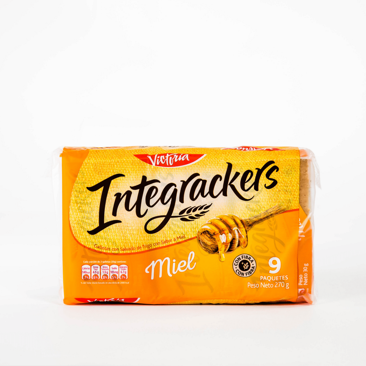 Victoria intergraker sabor a miel pack x 9