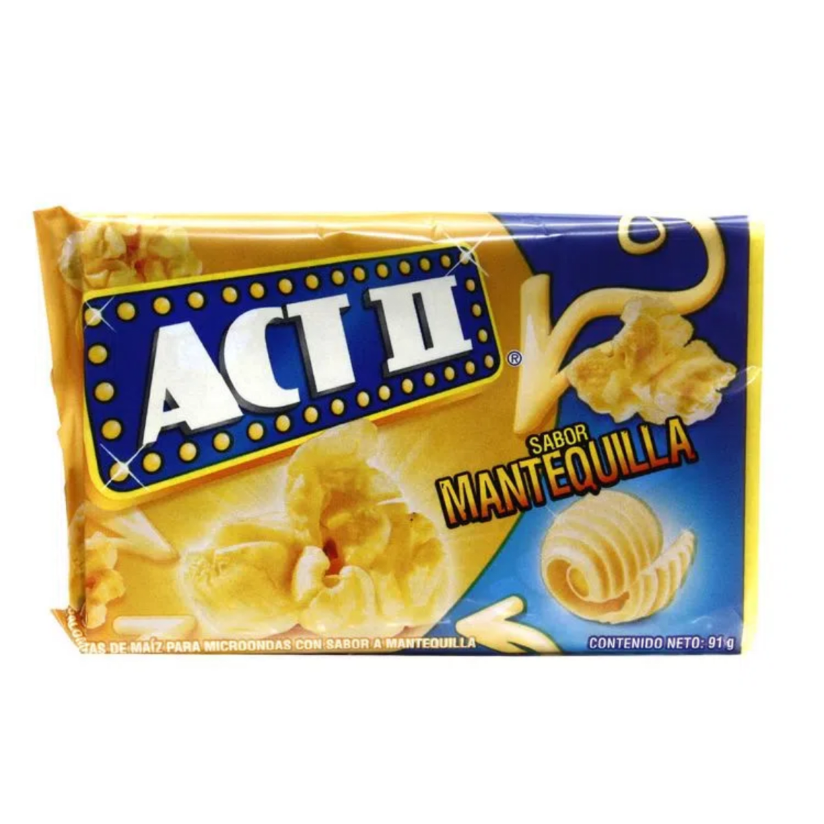 Act II sabor mantequilla 80 g