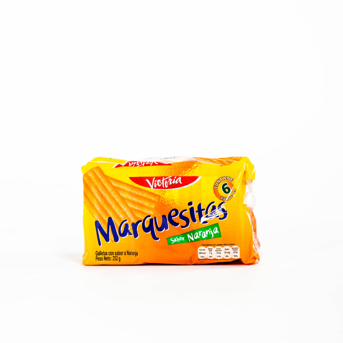 Marquesitas sabor naranja pack x 6