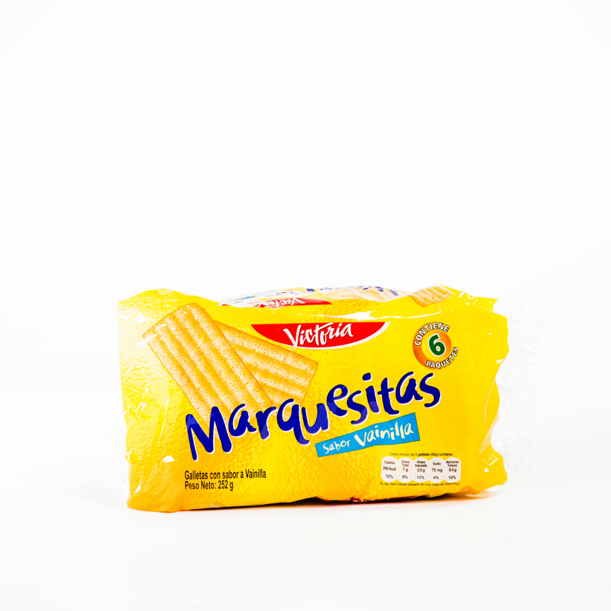 Marquesitas sabor vainilla pack x 6
